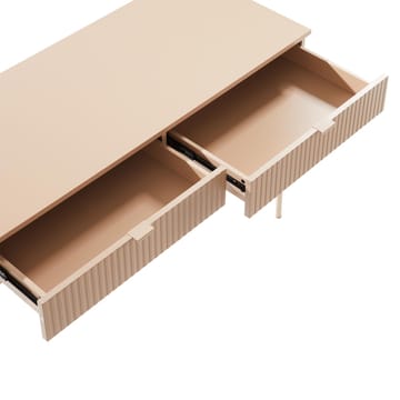 Skrivebord HOME4YOU Sequence 120x50x79 cm Cappuccino - Cappuccino - Møbler - Bord - Kontorbord - Skrivebord
