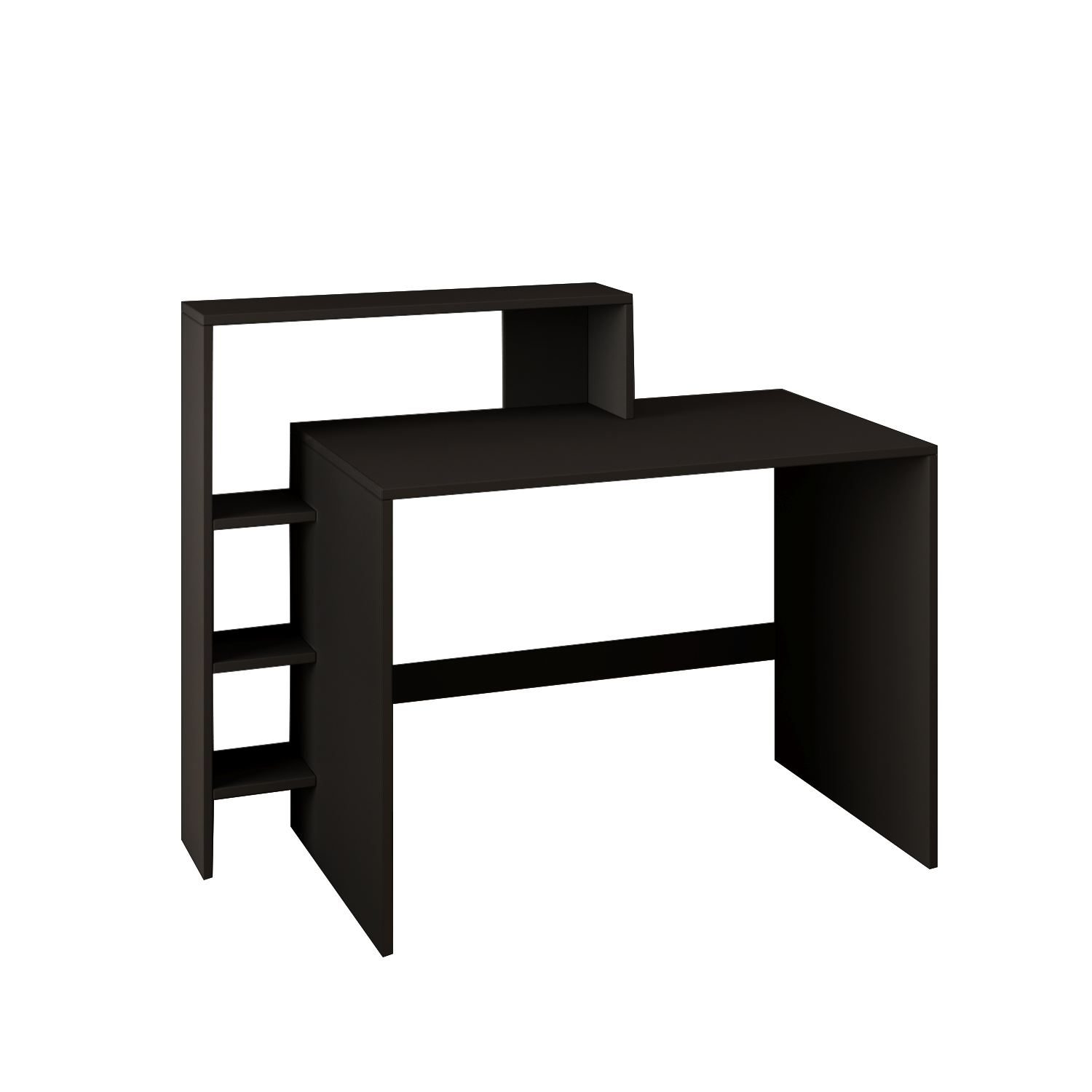 Skrivebord Homitis Amber (121,8 x 96 x 55 cm) Antrasitt - Antrasitt