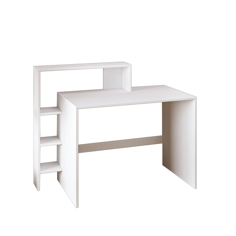 Skrivebord Homitis Amber (121,8 x 96 x 55 cm) Hvit, undefined
