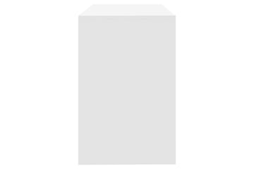 Skrivebord hvit 101x50x76,5 cm sponplate - Hvit - Møbler - Bord - Kontorbord - Skrivebord