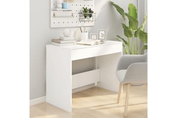 Skrivebord hvit 101x50x76,5 cm sponplate - Hvit - Møbler - Bord - Kontorbord - Skrivebord