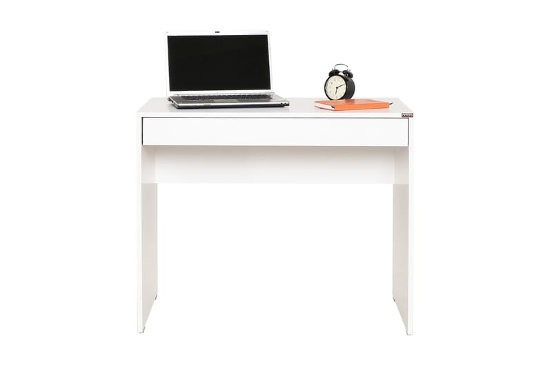 Irbene Skrivebord 90 cm med Oppbevaring Skuff - Hvit - Skrivebord