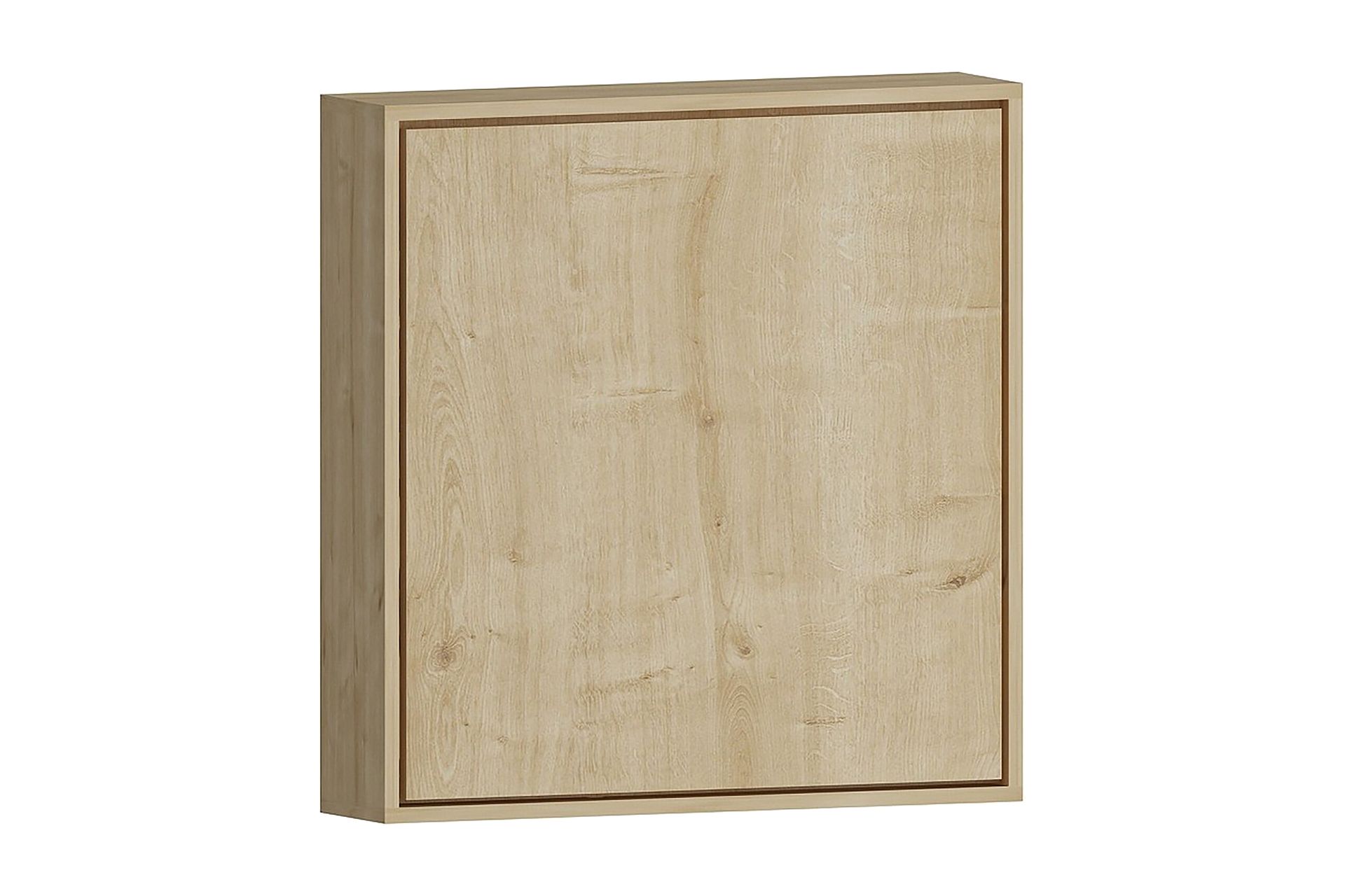 Irbene Veggskrivebord 59 cm med Oppbevaring Hylle - Natur - Møbler - Bord - Kontorbord - Skrivebord
