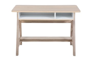 Jackson Skrivebord 110 cm med Oppbevaringshylle - Hvit - Møbler - Bord - Kontorbord - Skrivebord