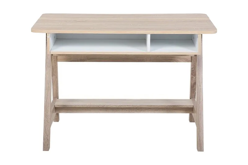 Jackson Skrivebord 110 cm med Oppbevaringshylle, Hvit