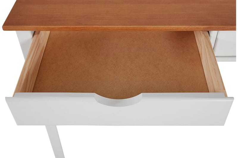 Juntol Skrivebord 100 cm - Hvit - Møbler - Bord - Kontorbord - Skrivebord