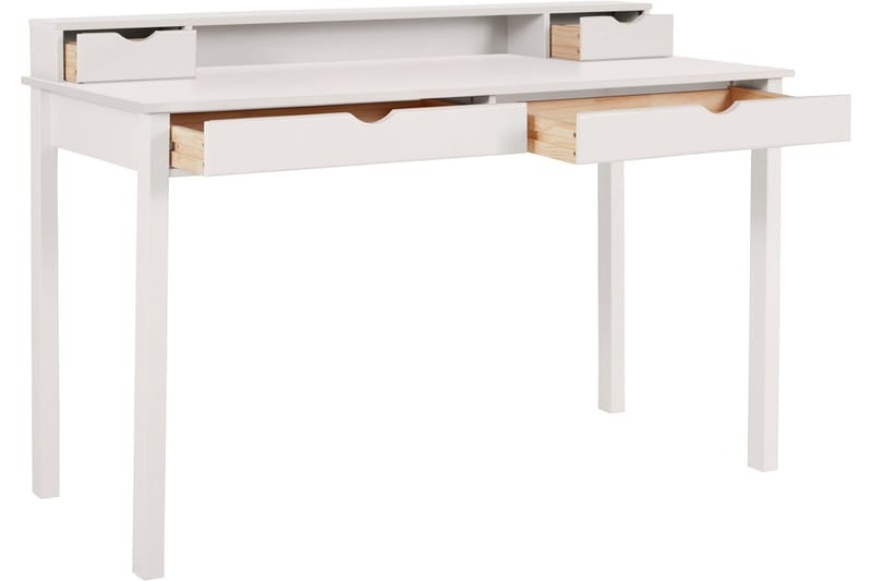 Juntol Skrivebord 140 cm - Hvit - Møbler - Bord - Kontorbord - Skrivebord
