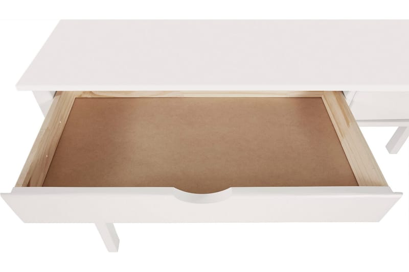 Juntol Skrivebord 140 cm - Hvit - Møbler - Bord - Kontorbord - Skrivebord