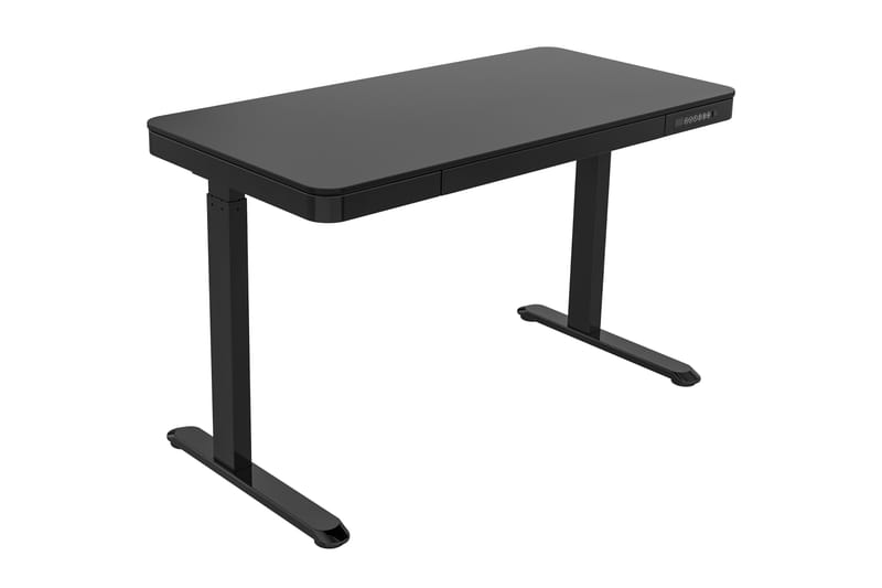 Kahchi Skrivebord 120 cm Hev og Senkbart - Svart - Skrivebord