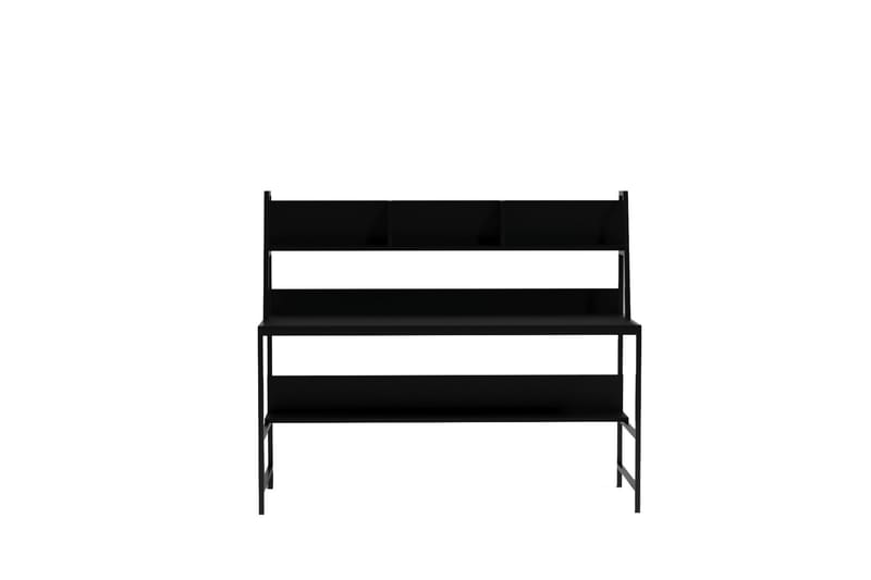 Kalldrun Skrivebord 140 cm med Oppbevaringshyller - Svart - Møbler - Bord - Kontorbord - Skrivebord