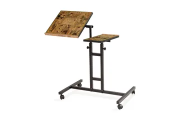 Kaulia StåSkrivebord 67 cm Små Bilder - Tre/natur/Svart - Møbler - Bord - Kontorbord - Skrivebord - Hev og senkbart skrivebord