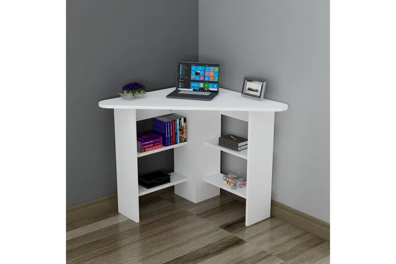 Kiolbassa Skrivebord 94 cm - Hvit - Møbler - Bord - Kontorbord - Skrivebord - Hjørneskrivebord