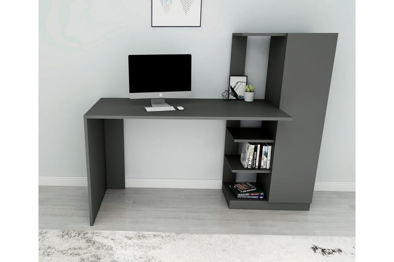 Klul Skrivebord 120 cm - Antrasitt - Møbler - Bord - Kontorbord - Skrivebord