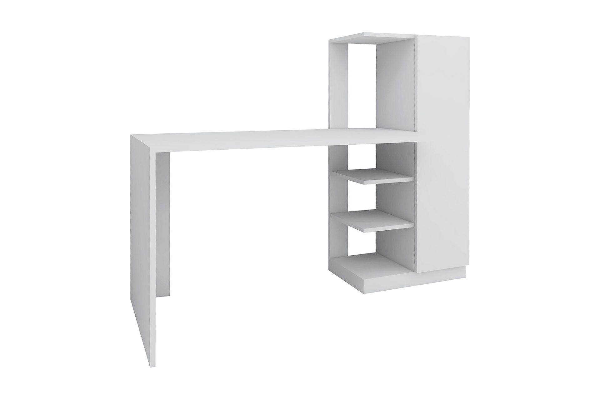 Klul Skrivebord 120 cm - Hvit - Møbler - Bord - Kontorbord - Skrivebord