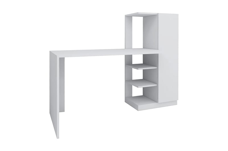 Klul Skrivebord 120 cm - Hvit - Møbler - Bord - Kontorbord - Skrivebord