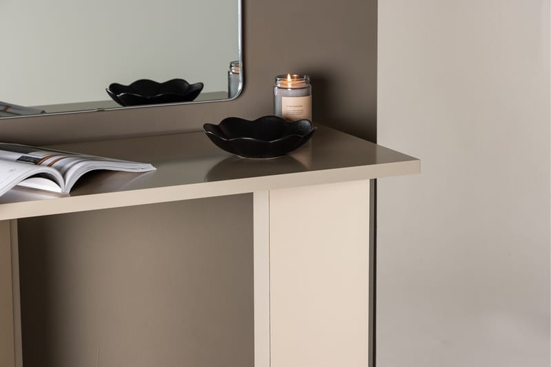 Kristiansund Skrivebord 90x42 cm Beige - Venture Home - Møbler - Bord - Kontorbord - Skrivebord