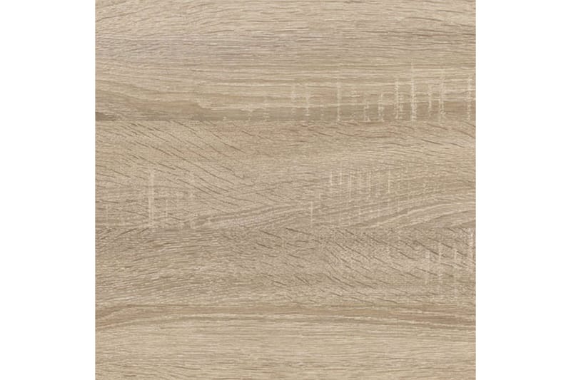 Kylien Skrivebord 125 cm LED-belysning med Bokhylle Hvit LED - Eikefarge - Møbler - Bord - Kontorbord - Skrivebord