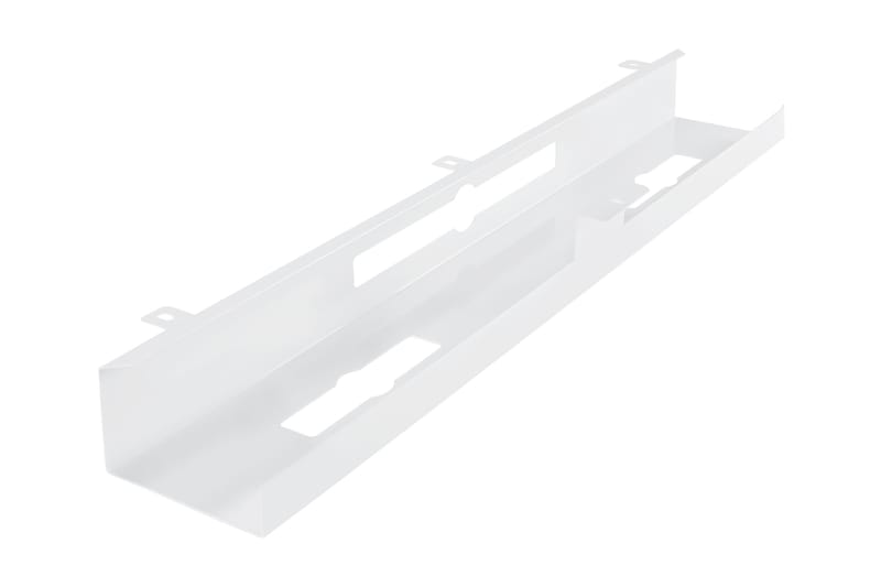 Lanndon Kabelholder Skrivebord - Hvit - Møbler - Bord - Kontorbord - Skrivebord