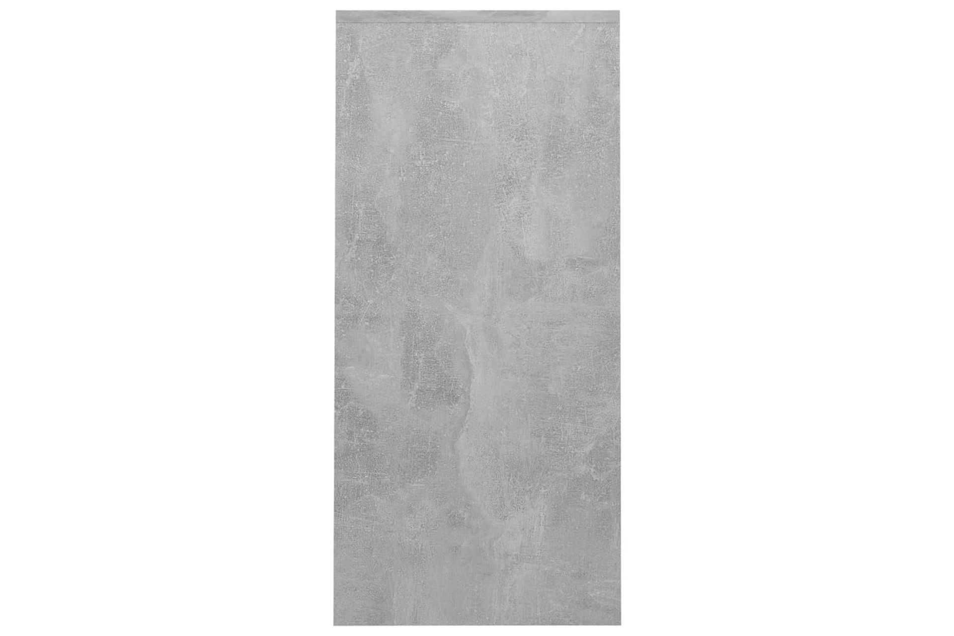 Laptopbord betonggrå 102,5x35x75 cm sponplater - Grå - Møbler - Bord - Kontorbord - Skrivebord