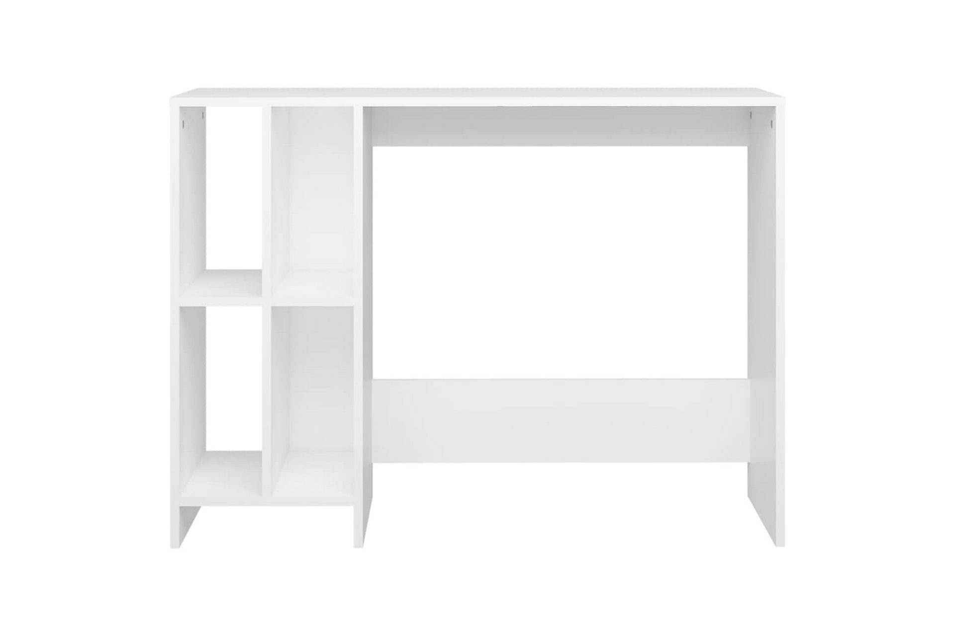 Laptopbord hvit 102,5x35x75 cm sponplater - Hvit - Møbler - Bord - Kontorbord - Skrivebord