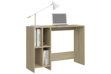 Laptopbord sonoma eik 102,5x35x75 cm sponplater - Brun - Møbler - Bord - Kontorbord - Skrivebord