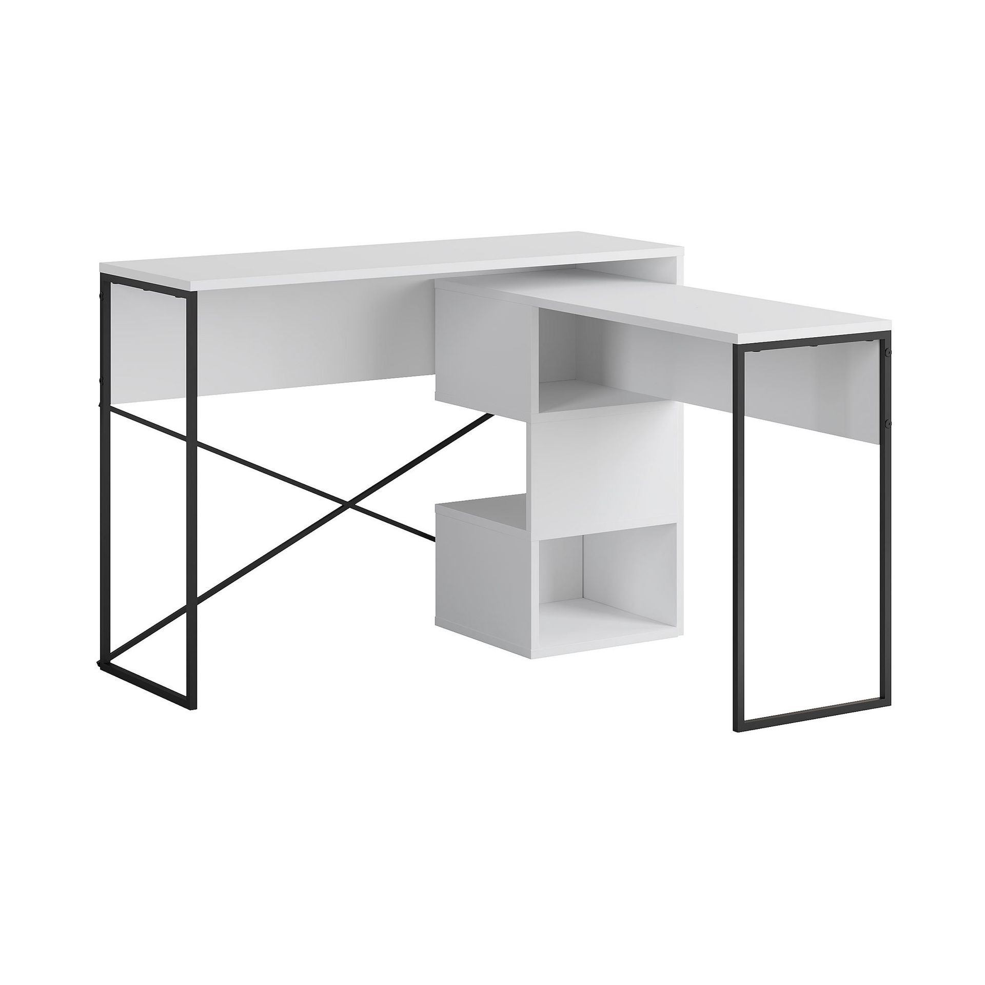 Menora Skrivebord 110 cm - Hvit