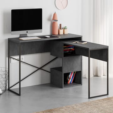Menora Skrivebord 110 cm - Retro Grey - Møbler - Bord - Kontorbord - Skrivebord - Hjørneskrivebord