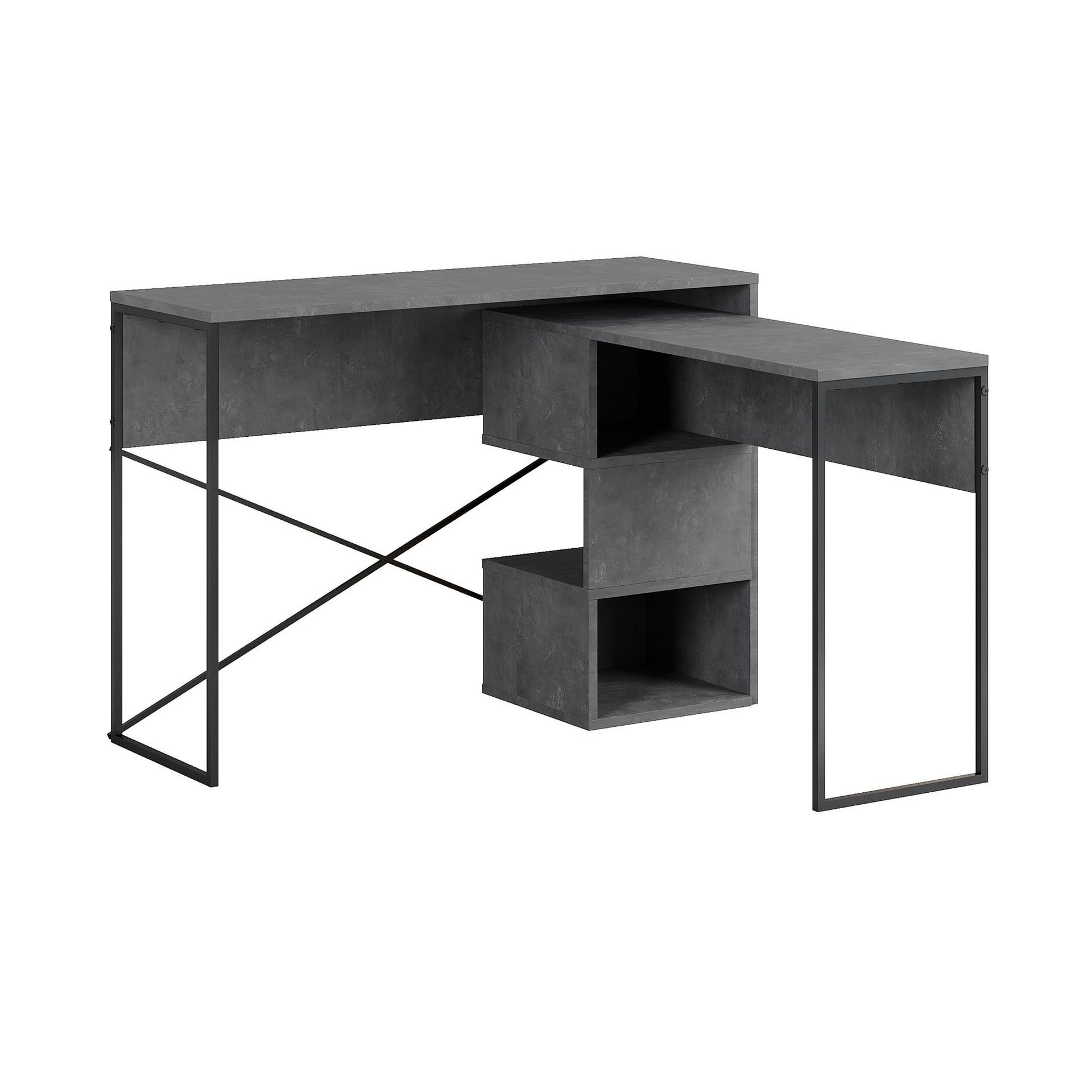 Menora Skrivebord 110 cm - Retro Grey