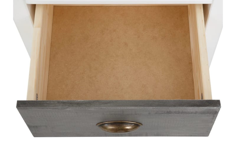 Meridian Skrivebord 140 cm - Hvit/Lysegrå/Mørkegrå - Møbler - Bord - Kontorbord - Skrivebord