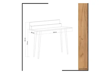 Mod Design Skrivebord 100 cm med Oppbevaring Rum - Tre - Møbler - Bord - Kontorbord - Skrivebord