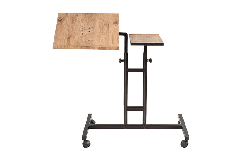 Morse StåSkrivebord 67 cm - Tre/natur/Svart - Møbler - Bord - Kontorbord - Skrivebord - Hev og senkbart skrivebord