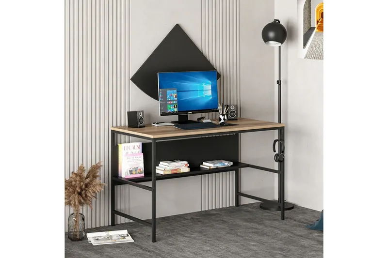 Nafe Skrivebord 120 cm, Brun