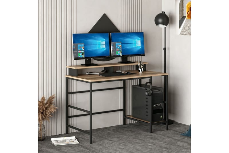 Nafe Skrivebord 120 cm - Brun - Møbler - Bord - Kontorbord - Skrivebord