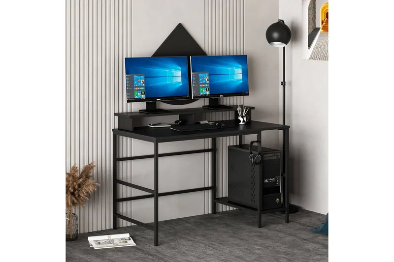 Nafe Skrivebord 120 cm - Svart - Møbler - Bord - Kontorbord - Skrivebord