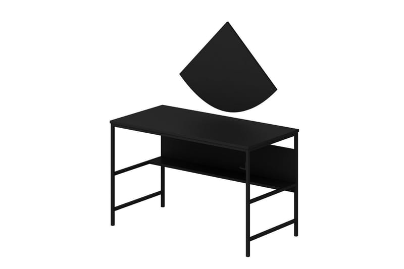 Nafe Skrivebord 120 cm - Svart - Møbler - Bord - Kontorbord - Skrivebord