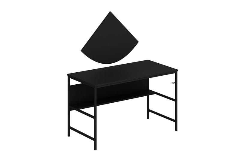 Nafe Skrivebord 120 cm - Svart - Møbler - Bord - Kontorbord - Skrivebord