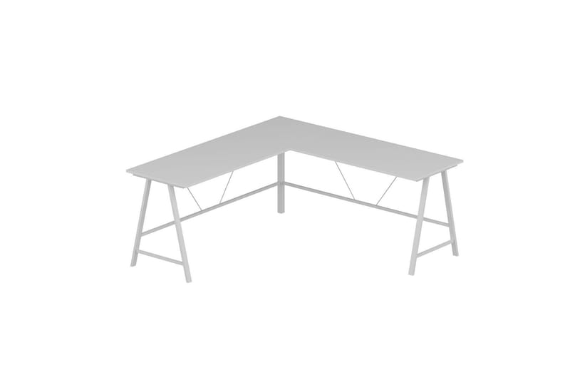 Nagender Skrivebord 180 cm - Hvit - Møbler - Bord - Kontorbord - Skrivebord
