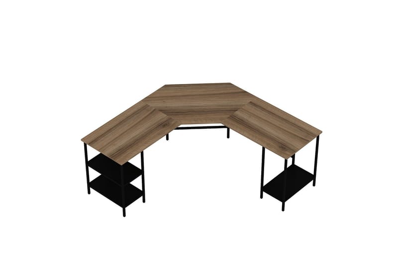 Naina Skrivebord 180 cm - Brun - Møbler - Bord - Kontorbord - Skrivebord