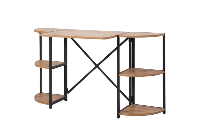 Narang Skrivebord 138 cm - Brun/Svart - Møbler - Bord - Kontorbord - Skrivebord