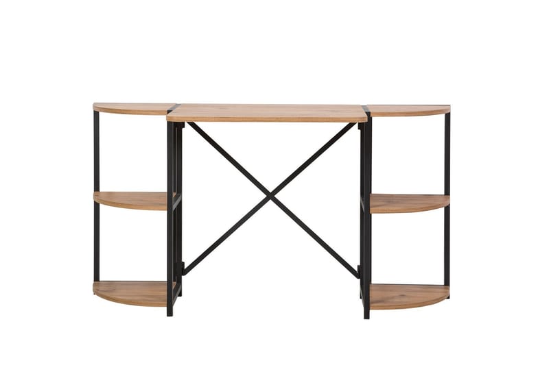 Narang Skrivebord 138 cm - Brun/Svart - Skrivebord