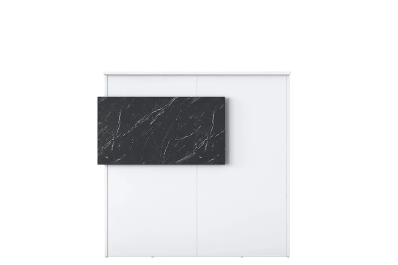 Naruto Skrivebord 110 cm - Marmor/Hvit - Møbler - Bord - Kontorbord - Skrivebord