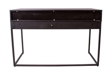 Nauerna Skrivebord 120 cm med Oppbevaring 2 Skuffer - Eikfarge/Svart - Møbler - Bord - Kontorbord - Skrivebord