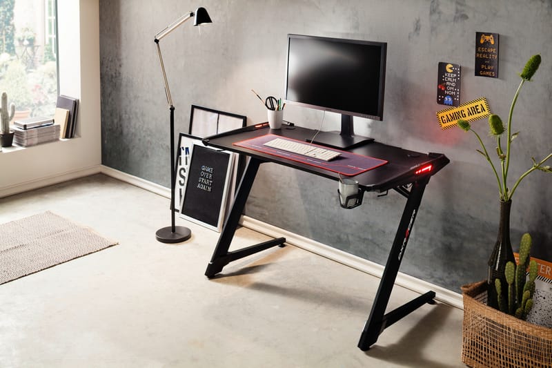 Nonya 1 Gaming Skrivebord 120 cm - Svart - Skrivebord - Databord