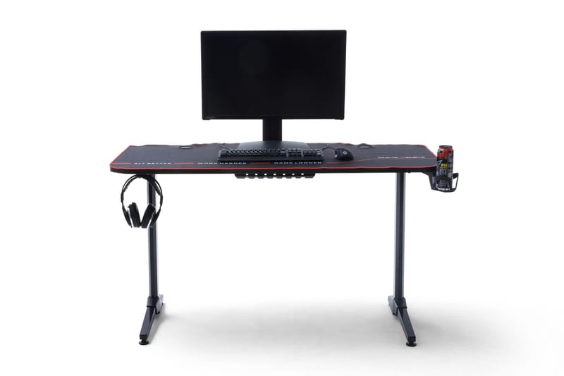 Nonya 2 Gaming Skrivebord 140 cm - Svart - Skrivebord - Databord