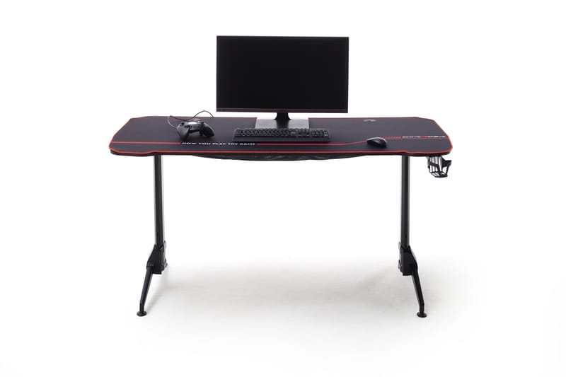 Nonya Gaming  Skrivebord 160 cm - Svart - Skrivebord