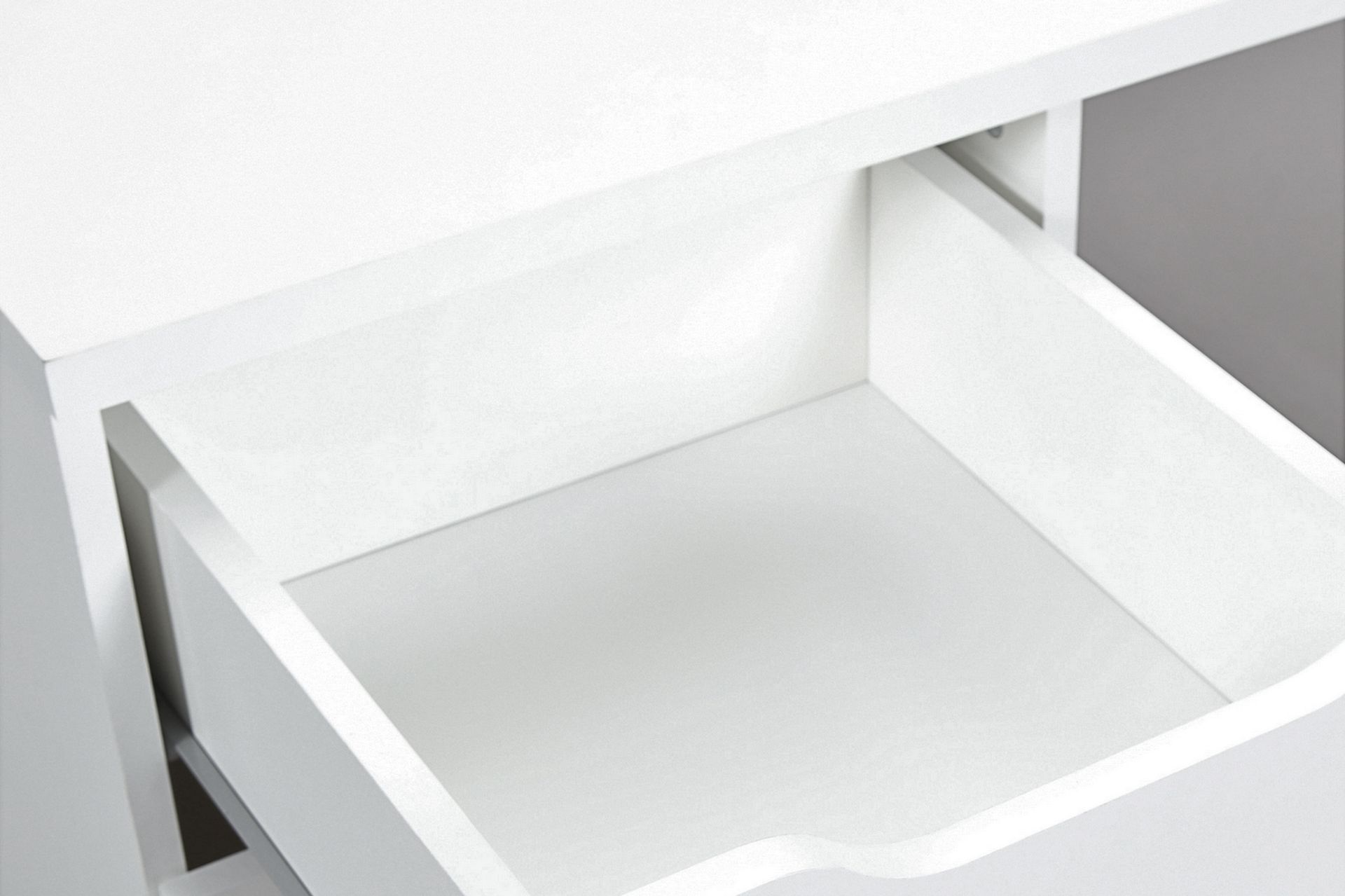 Novalis Skrivebord 115 cm med Oppbevaringsskuff + Skap - Hvit - Møbler - Bord - Kontorbord - Skrivebord