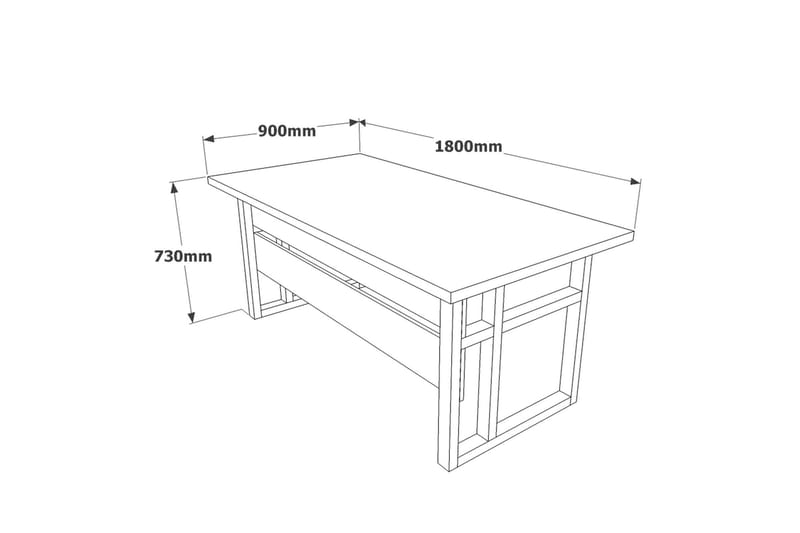 Numandro Skrivebord 180 cm - Skrivebord