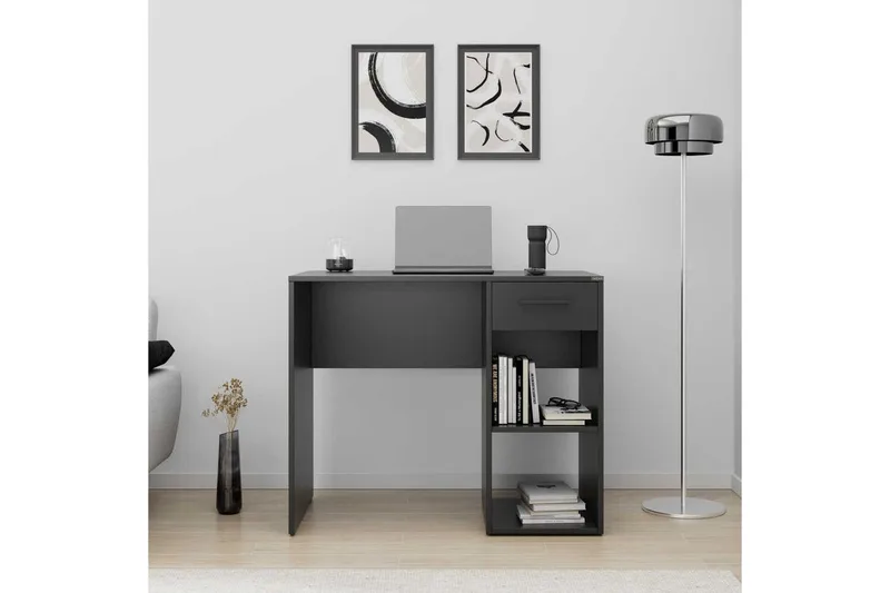 Skrivebord og databord Skrivebord Matulca Antrasitt Antrasitt - Møbler - Bord - Kontorbord - Skrivebord