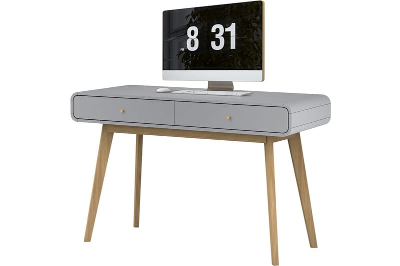 Olivet Skrivebord 120 cm - Grå - Skrivebord