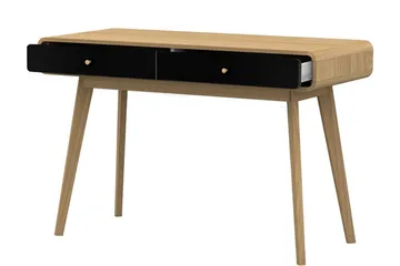 Olivet Skrivebord 120 cm - Natur/Svart - Møbler - Bord - Kontorbord - Skrivebord